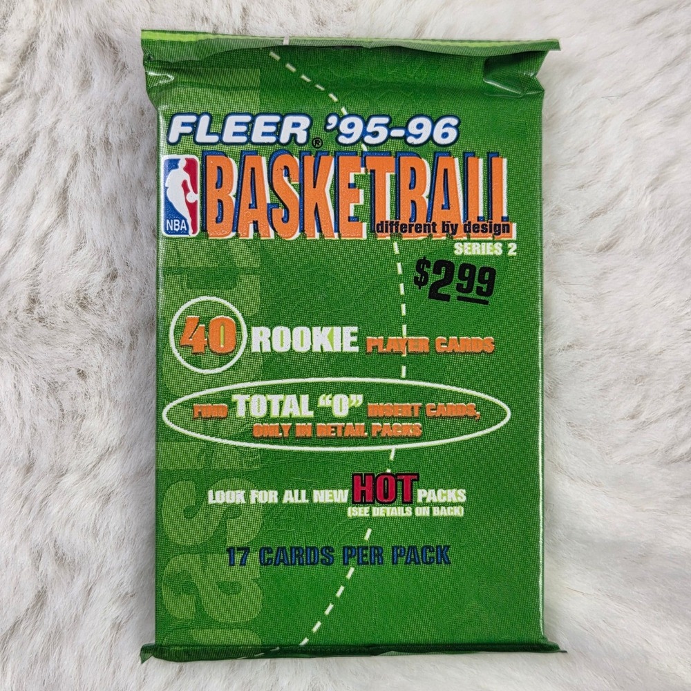 1995-96 Fleer Series 2 Basketball Sealed Retail Pack 17 Cards‎ Total O Inserts